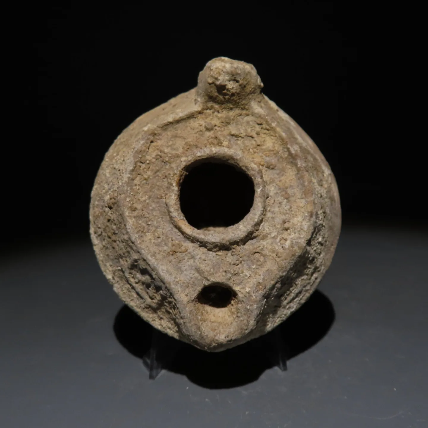 Byzantine terracotta oil lamp. 4. – 7. century AD